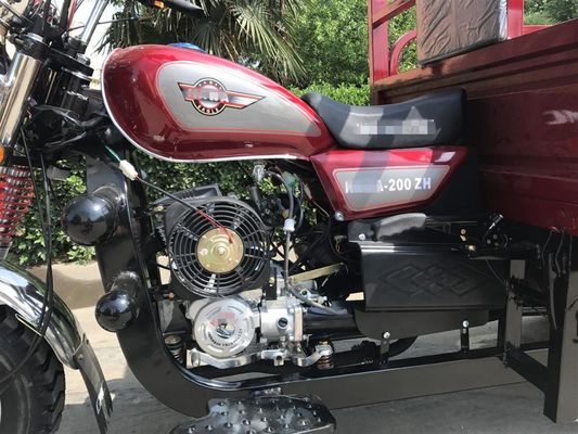 Benzinli 1 Ton 80km / H 3 Tekerlekli Kargo Motosiklet